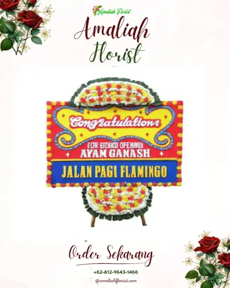 Sewa Papan Bunga Bayemtaman